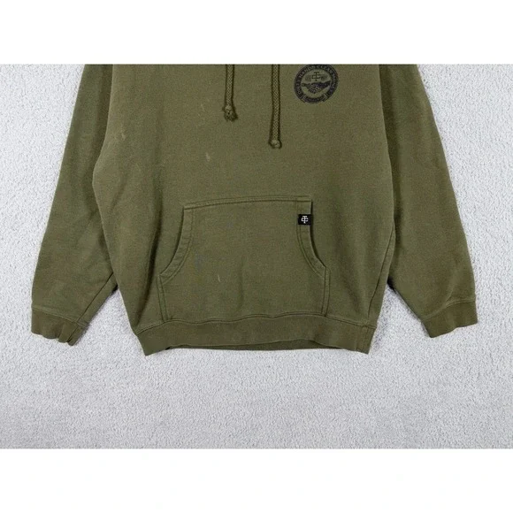 Troll Co. Clothing Dirty Hands Clean Money Mens Size M  Graphic Hoodie Green - Picture 5 of 9